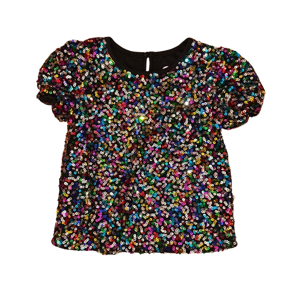 Garanimals Colorful Sequin Girls Blouse